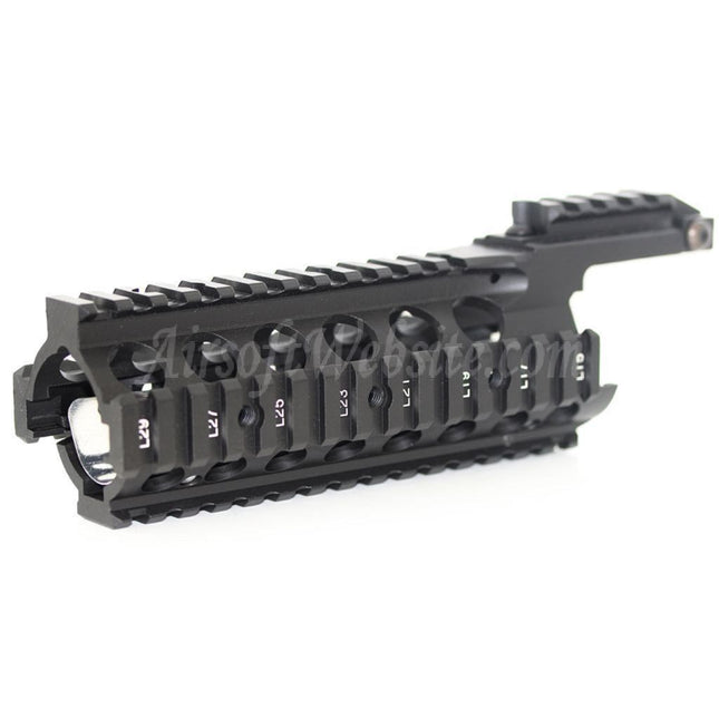 Système de rail de garde-main Keymod RAS en aluminium CNC 210 mm pour fusils Tokyo Marui WA M4 M16, noir