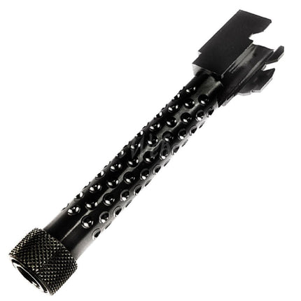 5KU CNC Aluminum Outer Barrel Type 3 with -14mm CCW Counter-Clcokwise Thread Cover For Tokyo Marui G17 GBB Pistols Airsoft