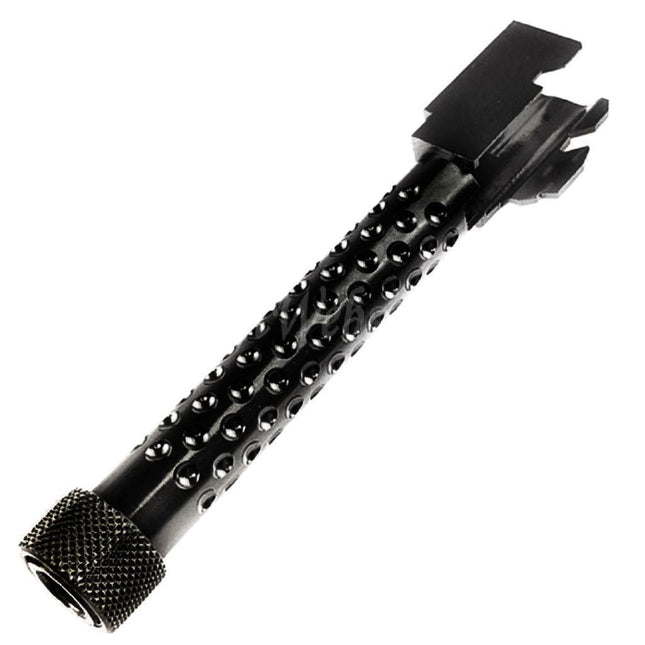 5KU CNC Aluminum Outer Barrel Type 3 with -14mm CCW Counter-Clcokwise Thread Cover For Tokyo Marui G17 GBB Pistols Airsoft