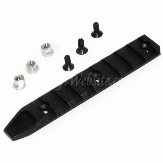 Panneau de rail à 9 emplacements de 115 mm pour système de garde-main URX RAS, noir, site web Airsoft