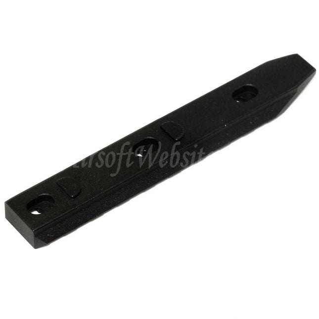 Panneau de rail à 9 emplacements de 115 mm pour système de garde-main URX RAS, noir, site web Airsoft