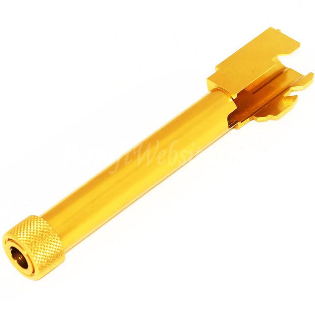 5KU CNC Aluminum Outer Barrel Type 1 with -14mm CCW Counter-Clcokwise Thread Cover For Tokyo Marui G17 GBB Pistols Airsoft