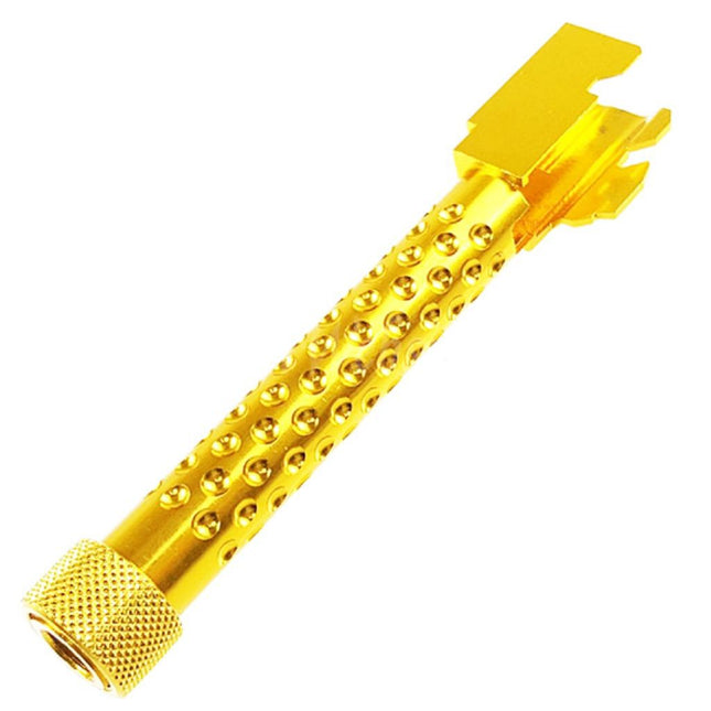 5KU CNC Aluminum Outer Barrel Type 3 with -14mm CCW Counter-Clcokwise Thread Cover For Tokyo Marui G17 GBB Pistols Airsoft