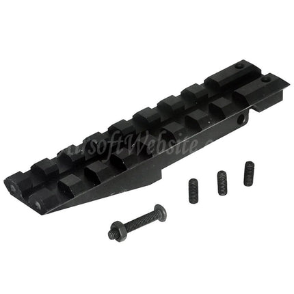 5KU 100mm AK Rear Sight 20mm Picatinny Rail Mount Suitable For Low Profile Red Dot Optics