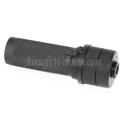 5KU PBS-1 Mini Suppressor Silencer For -14mm CCW Counter-Clockwise Thread Barrel AK Series Rifles Airsoft Black