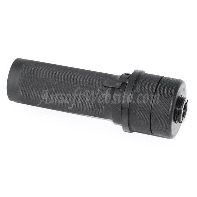 5KU PBS-1 Mini Suppressor Silencer For -14mm CCW Counter-Clockwise Thread Barrel AK Series Rifles Airsoft Black