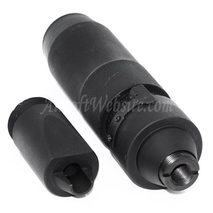 5KU PBS-4 Suppressor Silencer For -14mm CCW Counter-Clockwise Thread Barrel AK Series Rifles Airsoft Black