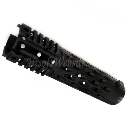 Système de rail de garde-main 5KU 236 mm TJ Competition Series (découpe carabine) pour fusils Tokyo Marui M4 M16 AEG Airsoft Noir