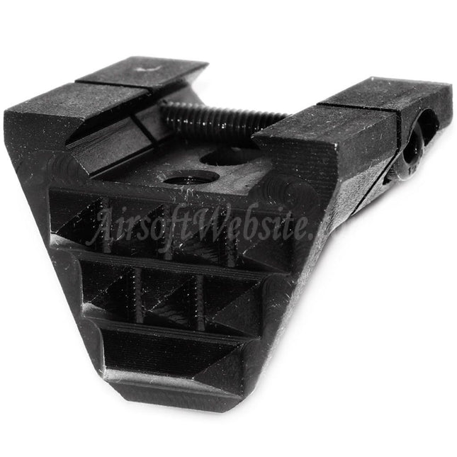 Butée de main en métal 5KU avec crochet arrière pour rail Picatinny 20 mm, noir