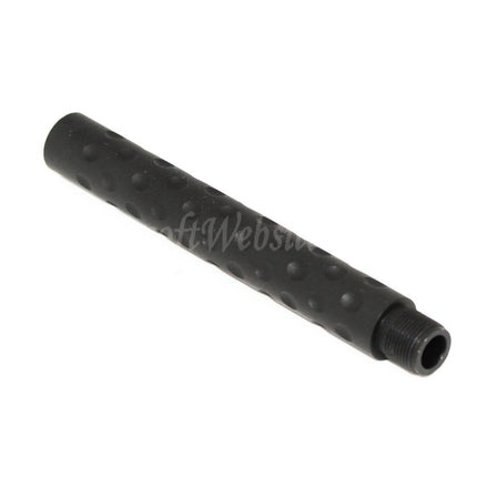 5KU Aluminium PDW Style Extension Outer Barrel -14mm CCW Counter-Clockwise Thread Black