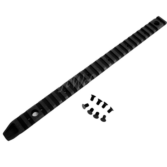 Panneau de rail 5KU à 25 emplacements pour système de garde-main Keymod noir