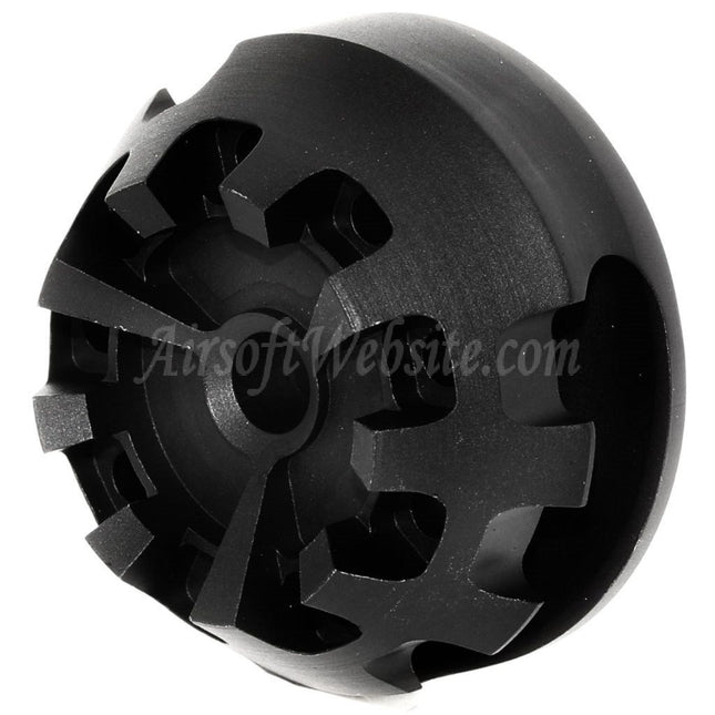 5KU Aluminium Cookie Cutter Comp Flash Hider für -14mm CCW gegen den Uhrzeigersinn Gewinde Lauf Gewehre Airsoft Schwarz