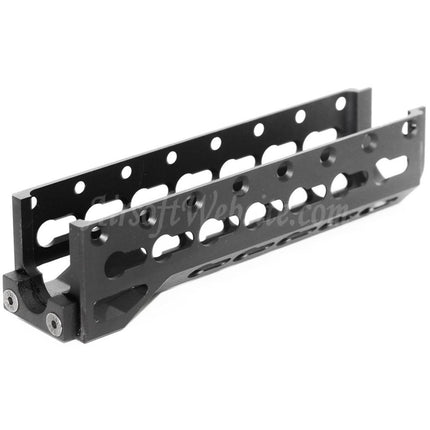 5KU 155mm Alfa Lower Handguard Rail System For GHK LCT INOKASU D-BOYS Tokyo Marui AK Series AEG Rifles Airsoft Black