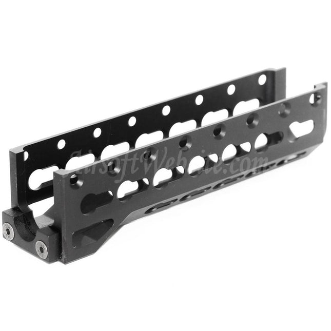5KU 155mm Alfa Lower Handguard Rail System For GHK LCT INOKASU D-BOYS Tokyo Marui AK Series AEG Rifles Airsoft Black