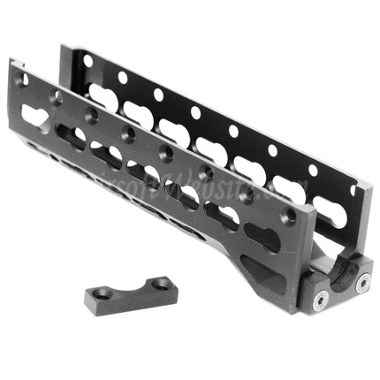 5KU 155mm Alfa Lower Handguard Rail System For GHK LCT INOKASU D-BOYS Tokyo Marui AK Series AEG Rifles Airsoft Black