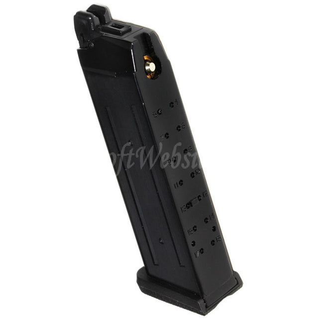 APS 23rd Top Gas Turbo Magazine For G17 G18C G34 G35 G-Series GBB Pistols Airsoft Black