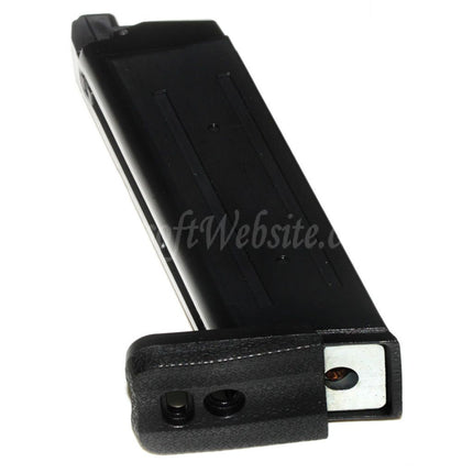APS 23rd Top Gas Turbo Magazine For G17 G18C G34 G35 G-Series GBB Pistols Airsoft Black