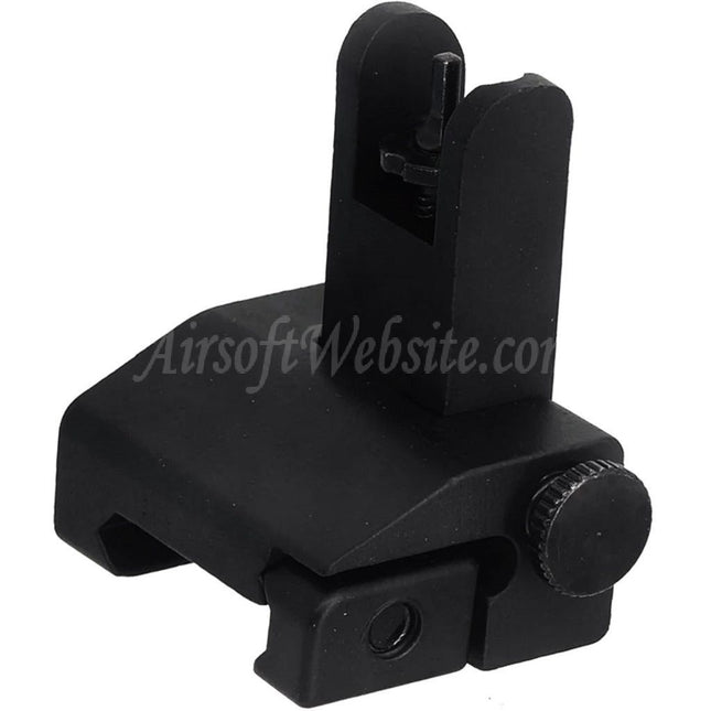 Site web Airsoft : viseur avant rabattable en alliage métallique pour fusils à rail Picatinny de 20 mm