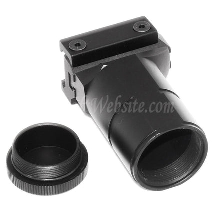 5KU CNC Aluminium PK-0 Vordergriff Vorne Grip Für 20mm Picatinny Schiene AK Serie Gewehre Airsoft Schwarz