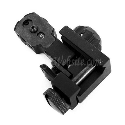 5KU Flip Up Rear Sight For M4 M16 Series AEG Rifles Airsoft
