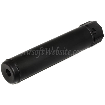 5KU 193mm SOCOM556 AR QD Suppressor Silencer A with Flash Hider For -14mm CCW Counter-Clockwise Thread Barrel Rifles Airsoft Black