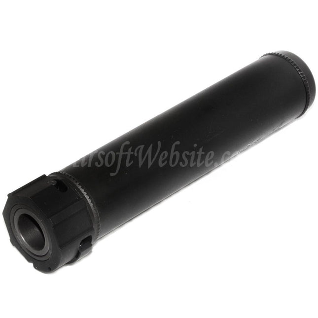 5KU 193mm SOCOM556 AR QD Suppressor Silencer A with Flash Hider For -14mm CCW Counter-Clockwise Thread Barrel Rifles Airsoft Black