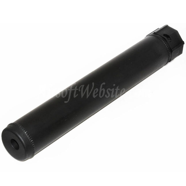 5KU 249mm SOCOM762 SS QD Suppressor Silencer A with Flash Hider For -14mm CCW Counter-Clockwise Thread Barrel Rifles Airsoft Black
