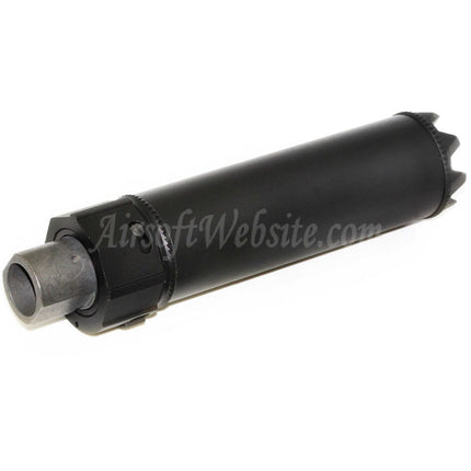 5KU 175mm SOCOM RC Monster QD Silencer Suppressor with Flash Hider For -14mm CCW Counter-Clockwise Thread Barrel Rifles Airsoft Black