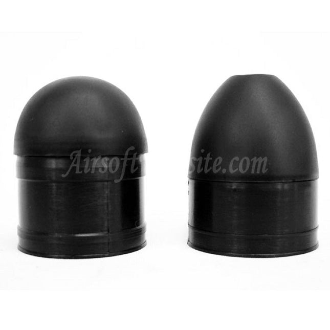 5KU Lot de 12 balles de rechange en caoutchouc pour cartouche de 40 mm Noir