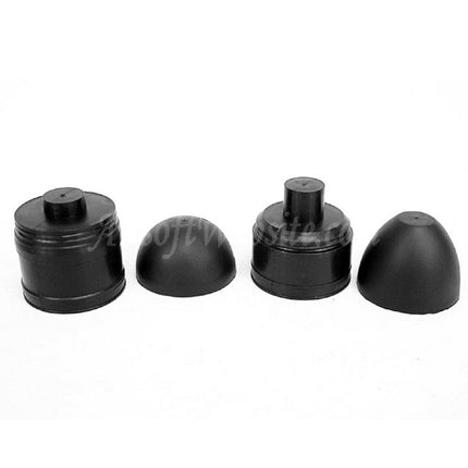 5KU 12pcs Replacement Rubber Bullet Greande Head For 40mm Cartridge Shell Black