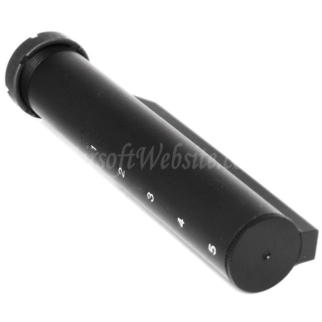 Tube tampon de crosse 5KU 5 positions pour fusils AEG séries M4 et M16, noir