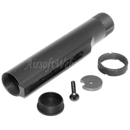 Tube tampon de crosse 5KU 5 positions pour fusils AEG séries M4 et M16, noir