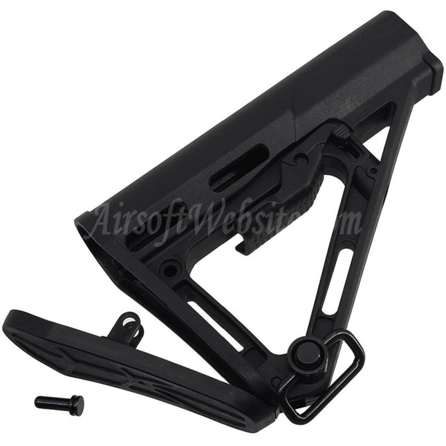 APS RS-3 Retractable Stock For M4 M16 Series AEG Rifles Airsoft Black