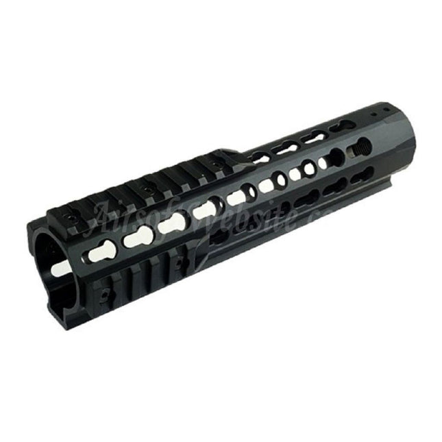 Système de rail de garde-main Keymod CYMA en aluminium 8,5 pouces 216 mm pour fusils AEG Tokyo Marui APS CYMA M4 M16 série Airsoft noir