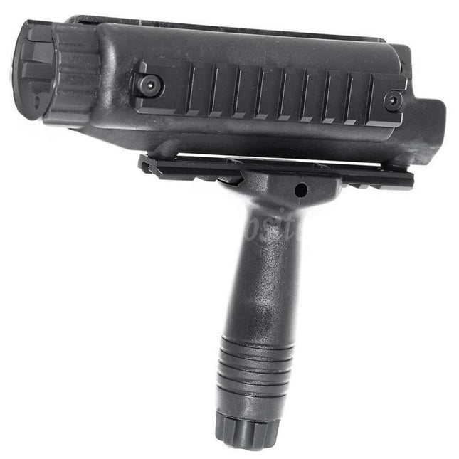 Système de garde-main et poignée avant CYMA avec canon extérieur pour fusils AEG série MP5, noir Airsoft