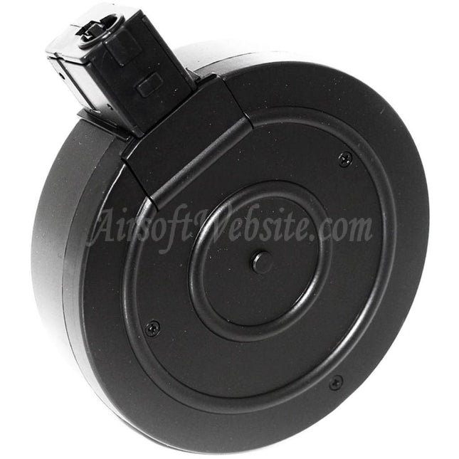 Airsoft Website 370rd Drum Magazine For WELL R2 Tokyo Marui Vz61 SCORPION Series SMG Rifles Black