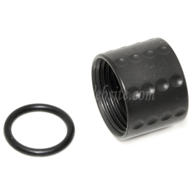 5KU Spots Knurled Thread Protector Barrel Cover -14mm CCW Counter-clockwise Thread For Tokyo Marui G17 GBB Pistols Airsoft