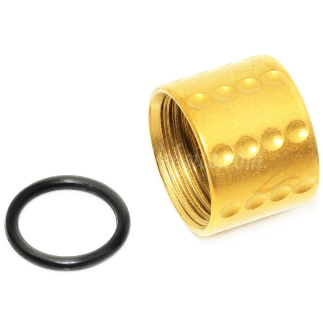 5KU Spots Knurled Thread Protector Barrel Cover -14mm CCW Counter-clockwise Thread For Tokyo Marui G17 GBB Pistols Airsoft