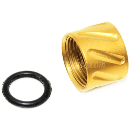 5KU Diagonals Knurled Thread Protector Barrel Cover -14mm CCW Counter-clockwise Thread For Tokyo Marui G17 GBB Pistols Airsoft