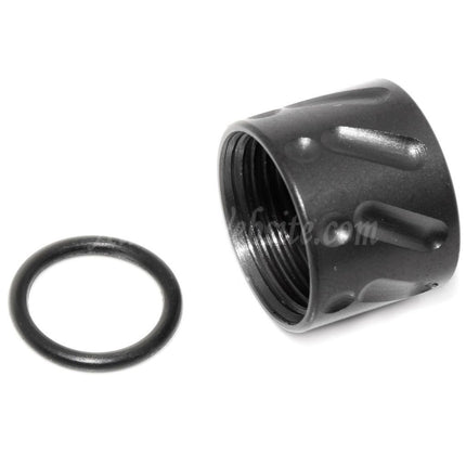 5KU Knurled Thread Protector Barrel Cover -14mm CCW Counter-clockwise Thread For Tokyo Marui G17 GBB Pistols Airsoft