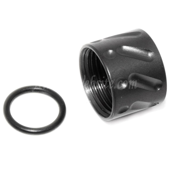5KU Knurled Thread Protector Barrel Cover -14mm CCW Counter-clockwise Thread For Tokyo Marui G17 GBB Pistols Airsoft