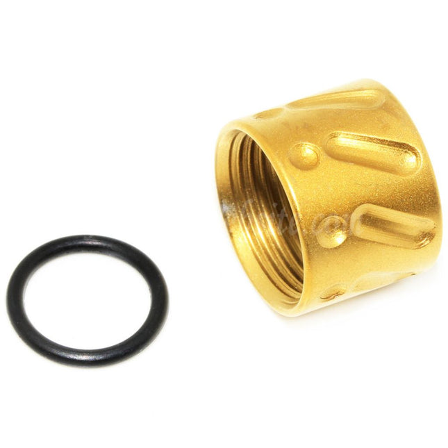 5KU Knurled Thread Protector Barrel Cover -14mm CCW Counter-clockwise Thread For Tokyo Marui G17 GBB Pistols Airsoft