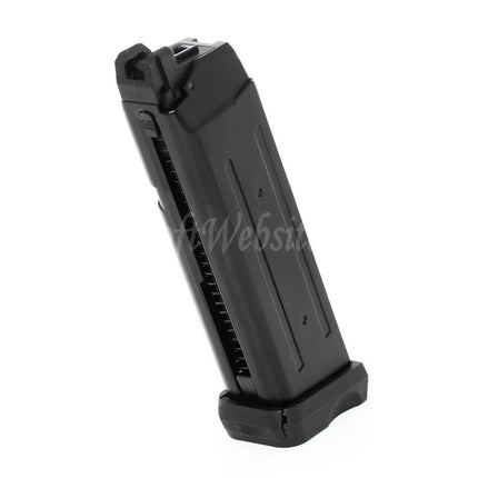 Chargeur CO2 double puissance APS 23rd pour pistolets G17, G18C, ACP601, ACP606, A-CAP, Z1-CAP, Black Hornet, Dragonfly, Scorpion, SHARK, Spyder, X1-CAP / Tokyo Marui / WE / Armorer Works, GBB, Airsoft, noir