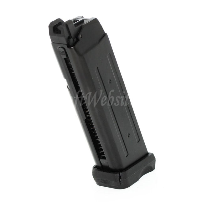 APS 23rd Dual Power Co2 Magazine For G17 G18C ACP601 ACP606 A-CAP Z1-CAP Black Hornet Dragonfly Scorpion SHARK Spyder X1-CAP / Tokyo Marui / WE / Armorer Works GBB Pistols Airsoft Black