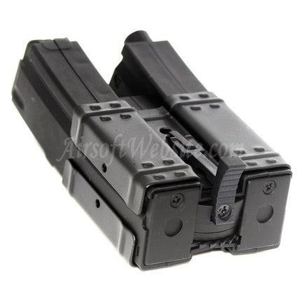 Chargeur double haute capacité CYMA 250 coups pour fusils AEG Classic Army / CYMA / G&amp;P / Golden Eagle / JG / SRC / Tokyo Marui MP5 Series, noir