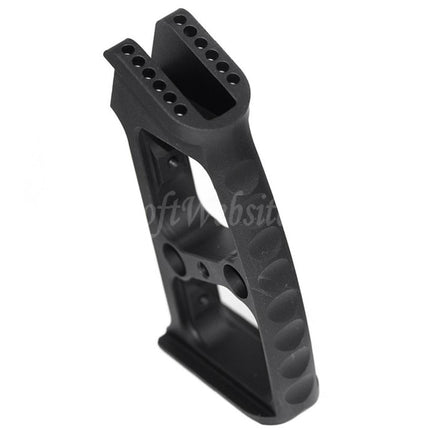 Ensemble de poignées de pistolet modulaires interchangeables 5KU (Edge) pour fusils GBB séries M4 M16 Airsoft Noir