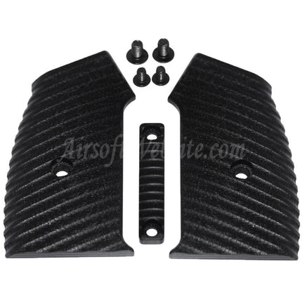 5KU Changeable Complete Modular Pistol Grip Set (Knurly) For M4 M16 Series GBB Rifles Airsoft Black