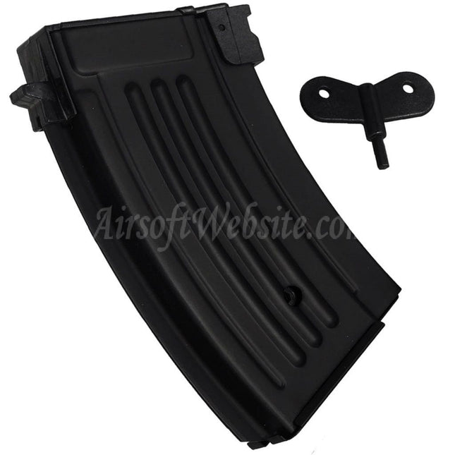 Airsoft Website 250rd AK Beta Hi-Cap Magazine For AK Series AEG Rifles Black