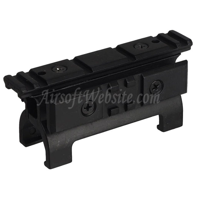 Airsoft Website 20mm Upper and Side Rail Mount Base For MP5 Series AEG GBB Rifles Black