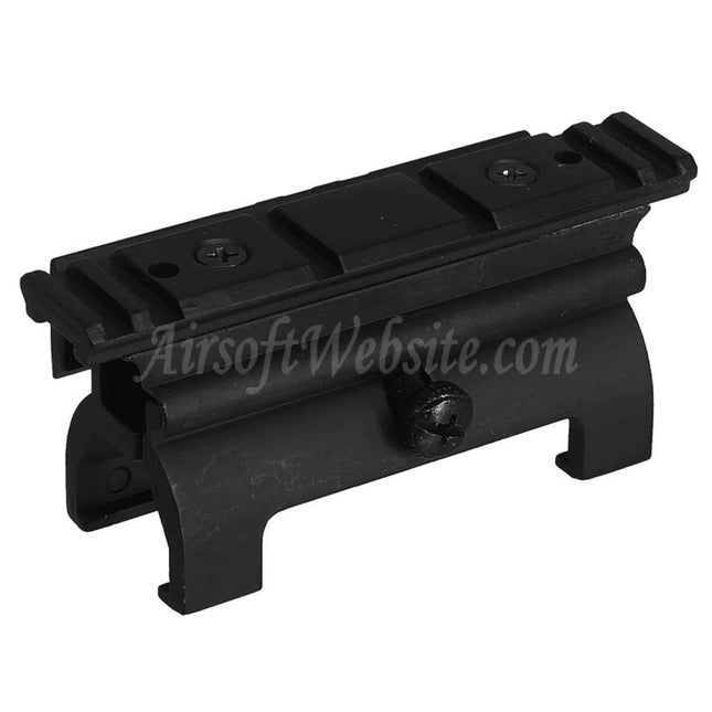 Airsoft Website 20mm Upper and Side Rail Mount Base For MP5 Series AEG GBB Rifles Black